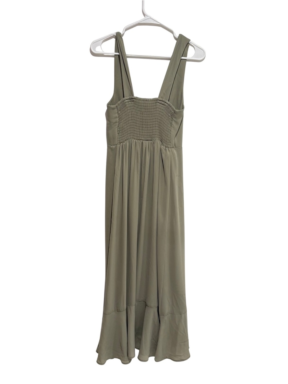 SHOW ME YOUR MUMU Claire Bridesmaid Midi Dress In Moss Green Small - Picture 2 of 9